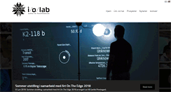 Desktop Screenshot of iolab.no